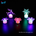 Clear acrylic color changing led christmas light decorations,xmas led flash light ,xmas night light